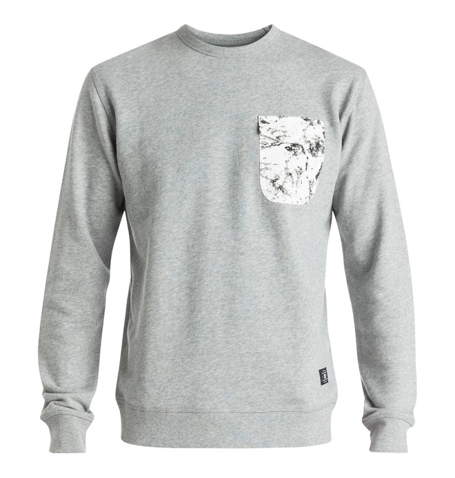 dcshoes, Sykes - Sweatshirt, GREY HEATHER (knfh) 0 Sykes - Sweatshirt Black EDYFT03269 DC Shoes