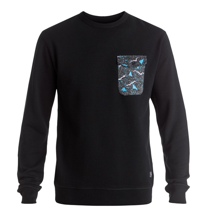 dcshoes, Sykes - Sweatshirt, BLACK (kvj0) 0 Sykes - Sweatshirt Black EDYFT03269 DC Shoes