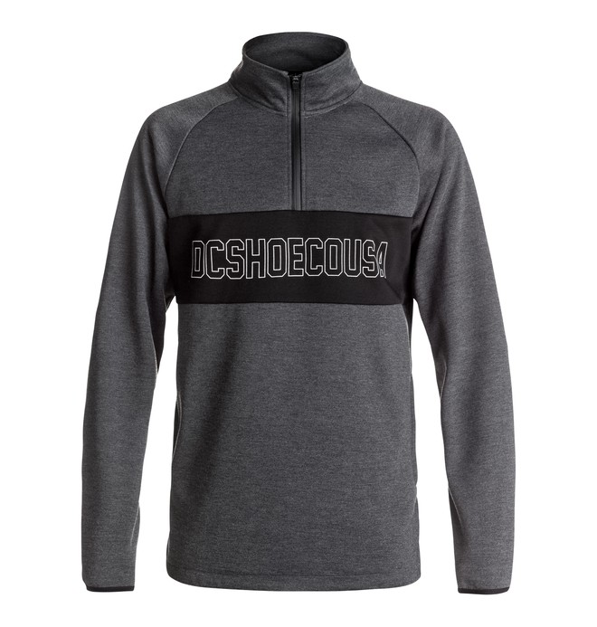 dcshoes, Banner - Technical Mid Layer, DARK SHADOW (krp0) 0 Banner - Technical Mid Layer Black EDYFT03287 DC Shoes