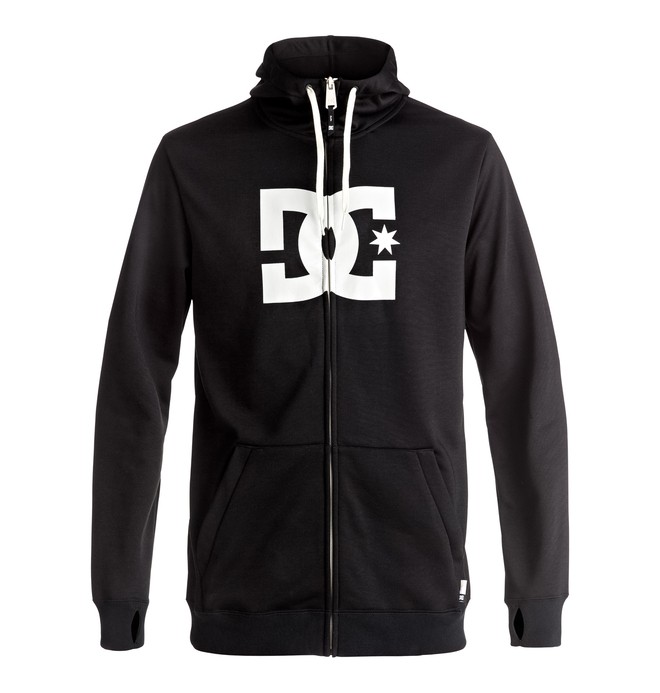 dcshoes, Snowstar - Zip-Up Technical Hoodie, BLACK (kvj0) 0 Snowstar - Zip-Up Technical Hoodie Black EDYFT03289 DC Shoes
