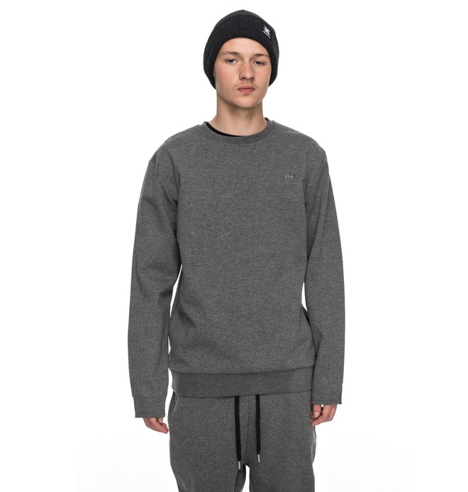 dcshoes, Dukeries - Sweat technique, CHARCOAL HEATHER (kteh) 0 Dukeries - Sweat technique Noir EDYFT03302 DC Shoes