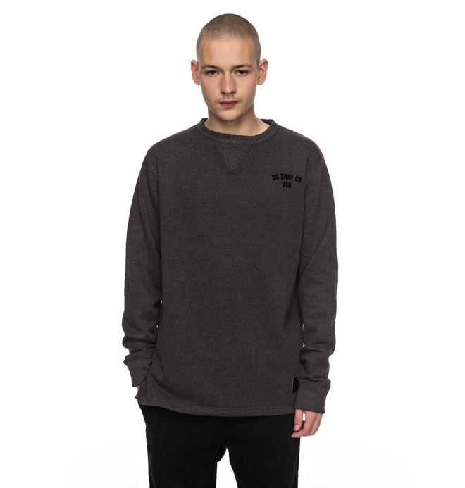 dcshoes, Hazen - Sweat, CHARCOAL HEATHER (kteh) 0 Hazen - Sweat Noir EDYFT03309 DC Shoes