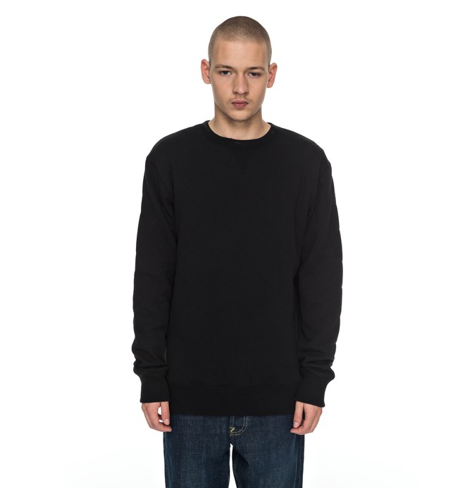 dcshoes, Eberly - Sweat matelassé, BLACK (kvj0) 0 Eberly - Sweat matelassé Noir EDYFT03311 DC Shoes