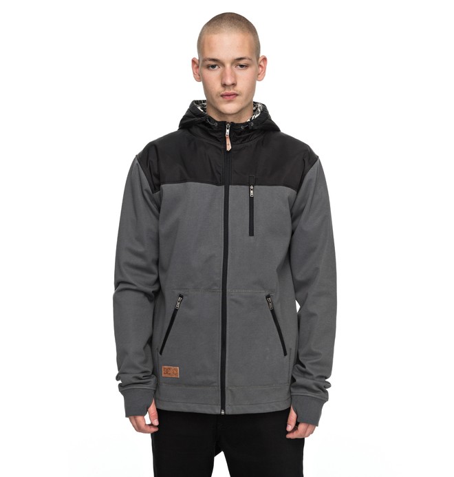 SPT Heddon - Water Resistant Zip-Up Hoodie EDYFT03314 0 Men's SPT Heddon Water Resistant Zipper Up Hoodie EDYFT03314 DC Shoes
