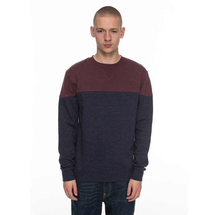 dcshoes, Rebel Block - Sweatshirt, DARK INDIGO (byj0) 0 Rebel Block - Sweatshirt Blau EDYFT03315 DC Shoes