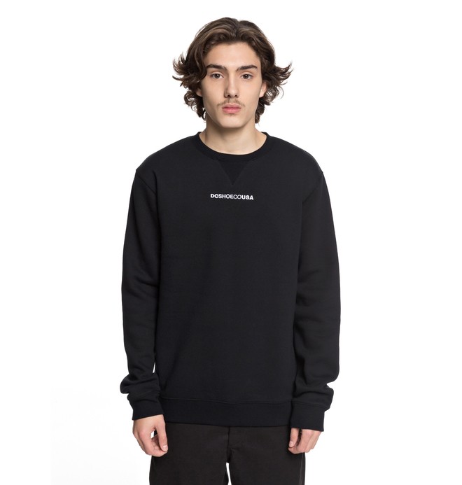dcshoes, Men's Craigburn Sweatshirt, BLACK (kvj0) 0 Men's Craigburn Sweatshirt Black EDYFT03347 DC Shoes