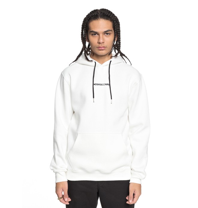 dcshoes, Men's Craigburn Hoodie, SNOW WHITE (wbb0) 0 Men's Craigburn Hoodie White EDYFT03348 DC Shoes