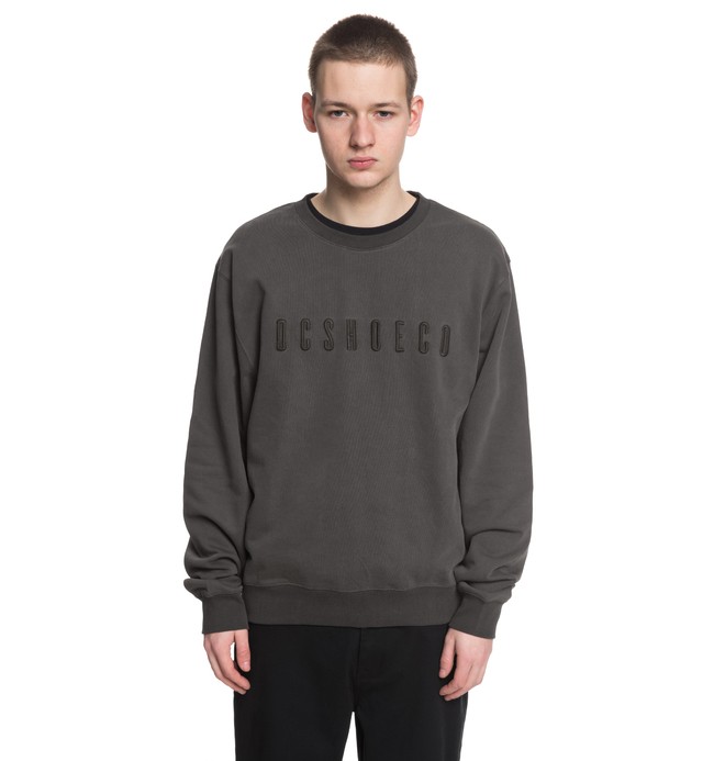 dcshoes, Men's Sharow Sweatshirt, BLACK (kvj0) 0 Men's Sharow Sweatshirt Black EDYFT03349 DC Shoes