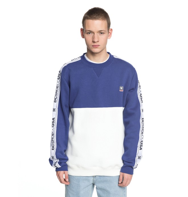 dcshoes, Men's Kealey Sweatshirt, SNOW WHITE (wbb0) 0 Men's Kealey Sweatshirt White EDYFT03351 DC Shoes