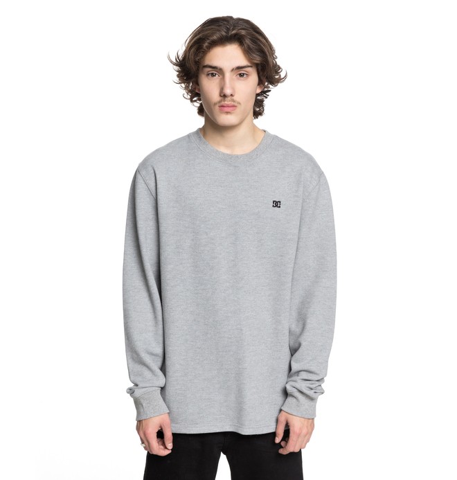 dcshoes, Rentnor - Sweat, GREY HEATHER (knfh) 0 Rentnor - Sweat Noir EDYFT03356 DC Shoes
