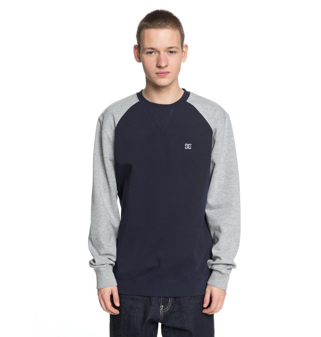 dcshoes, Men's Glenties Sweatshirt, DARK INDIGO (byj0) 0 Men's Glenties Sweatshirt Blue EDYFT03358 DC Shoes