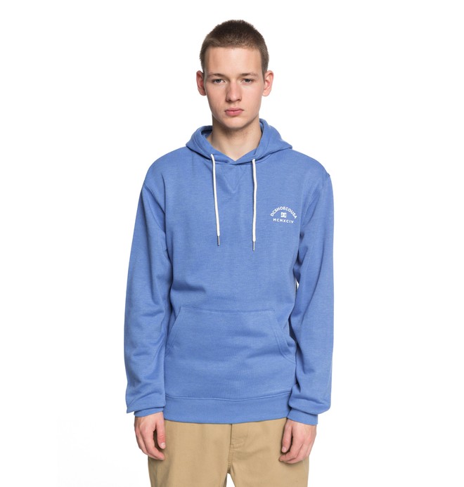 dcshoes, Men's Rebel 3 Hoodie, CAMPUNULA (blv0) 0 Men's Rebel 3 Hoodie Blue EDYFT03360 DC Shoes