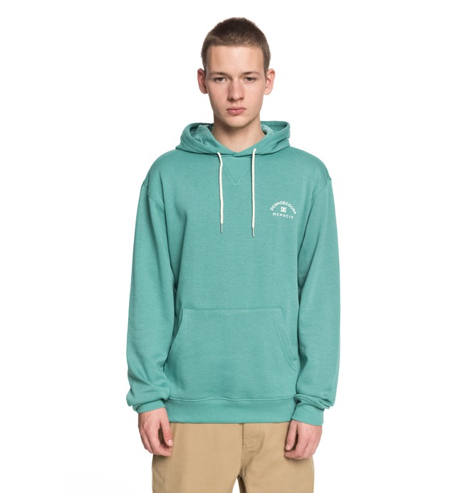 dcshoes, Men's Rebel 3 Hoodie, DEEP SEA (gmw0) 0 Men's Rebel 3 Hoodie Green EDYFT03360 DC Shoes