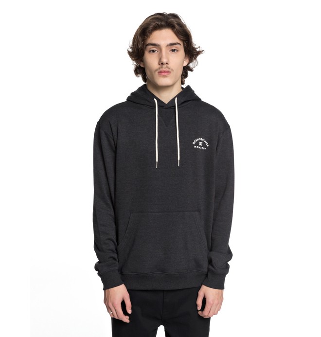 dcshoes, Men's Rebel 3 Hoodie, BLACK (kvj0) 0 Men's Rebel 3 Hoodie Black EDYFT03360 DC Shoes