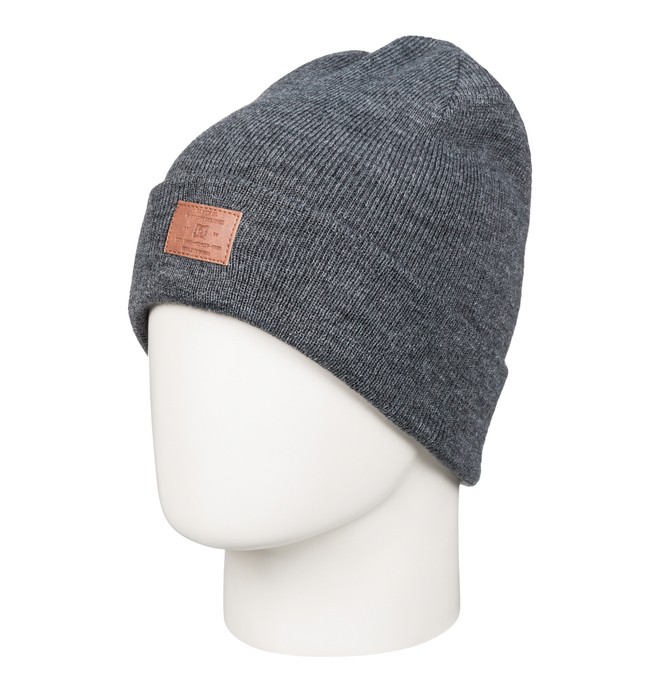 dcshoes, Label - Bonnet à revers, HEATHER PEWTER (bev0) 0 Label - Bonnet à revers EDYHA03033 DC Shoes