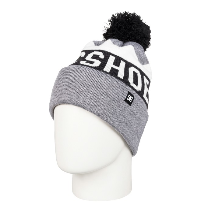 dcshoes, Chester - Bobble Hat, HEATHER PEWTER (bev0) 0 Chester - Bobble Hat EDYHA03036 DC Shoes