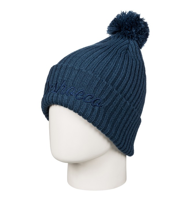 dcshoes, Men's Trilogy Bobble Hat, INSIGNIA BLUE (bsn0) 0 Men's Trilogy Bobble Hat Blue EDYHA03050 DC Shoes