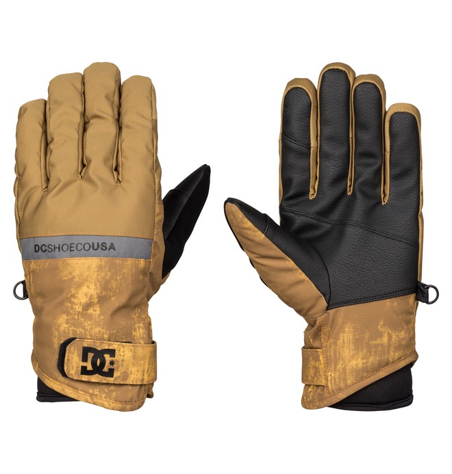 dcshoes, Mizu - Snow Gloves, DULL GOLD (cne0) 0 Mizu - Snow Gloves EDYHN03016 DC Shoes