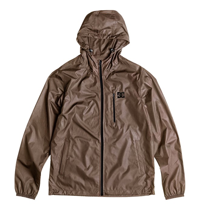 dcshoes, Men's Dagup Water Repellent Windbreaker Jacket, TAUPE (tms0) 0 Men's Dagup Water Repellent Windbreaker Jacket Brown EDYJK03020 DC Shoes