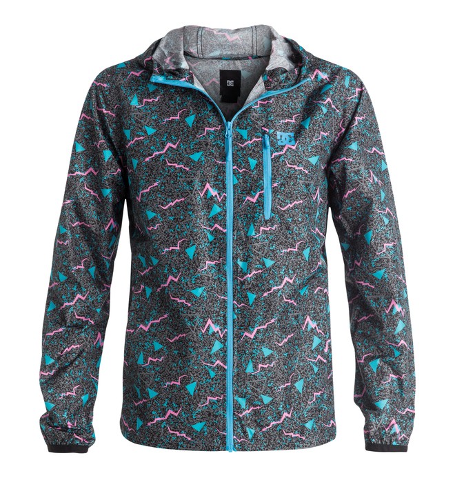 dcshoes, Dagup Print - Windbreaker, BLACK DC BAY (kvj3) 0 Dagup Print - Windbreaker Black EDYJK03025 DC Shoes