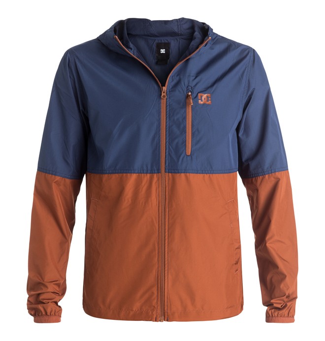 dcshoes, Men's Dagup Block Windbreaker, GINGER BREAD (cqe0) 0 Men's Dagup Block Windbreaker Brown EDYJK03061 DC Shoes