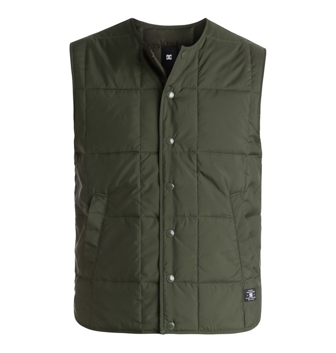 dcshoes, Fawdon - Veste sans manches matelassée, DARK OLIVE (csn0) 0 Fawdon - Veste sans manches matelassée Marron EDYJK03073 DC Shoes