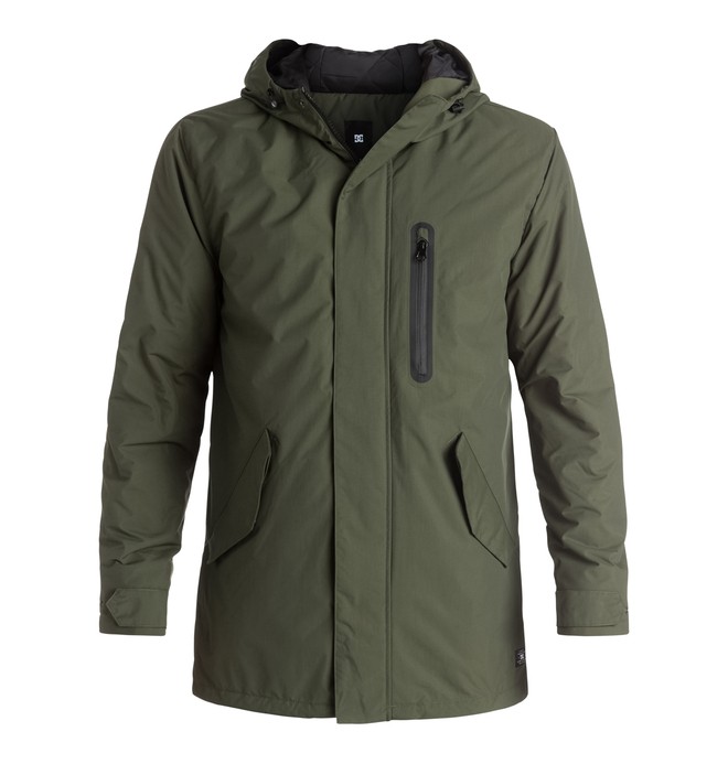 dcshoes, Grasmere - Parka imperméable, FATIGUE GREEN (cqy0) 0 Grasmere - Parka imperméable Marron EDYJK03081 DC Shoes