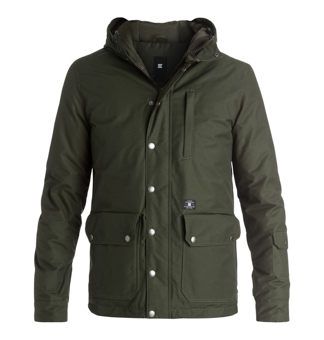 dcshoes, Gibside - Anorak, DARK OLIVE (csn0) 0 Gibside - Anorak Marron EDYJK03083 DC Shoes