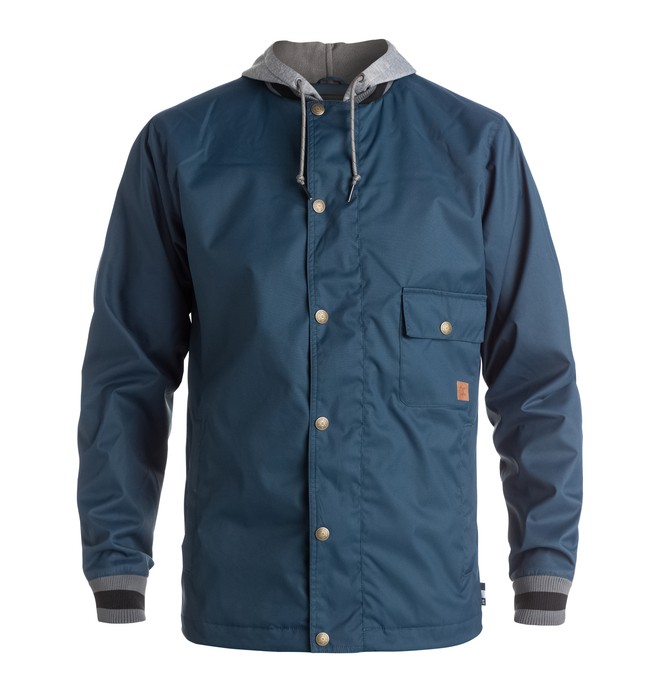 dcshoes, Flux - Giacca coach da snow, INSIGNIA BLUE (bsn0) 0 Flux - Giacca coach da snow Blue EDYJK03089 DC Shoes