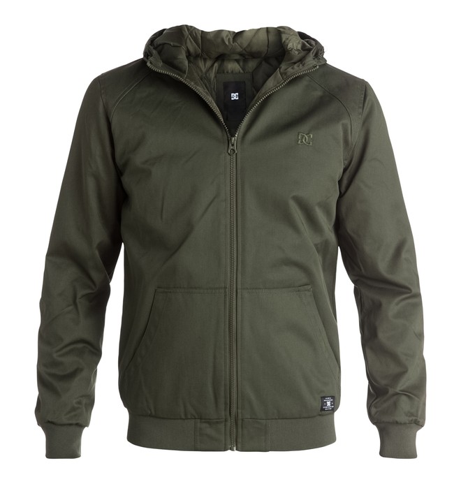 dcshoes, Ellis - veste, FATIGUE GREEN (cqy0) 0 Ellis - veste Marron EDYJK03098 DC Shoes