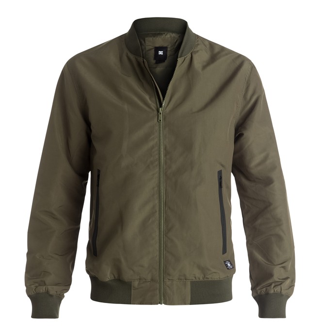 dcshoes, Jarrow - Blouson bomber, FATIGUE GREEN (cqy0) 0 Jarrow - Blouson bomber Marron EDYJK03109 DC Shoes
