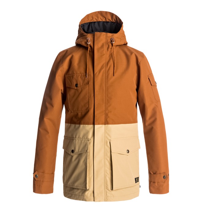 dcshoes, TICK JKT, LEATHER BROWN (cpl0) 0 TICK JKT Brown EDYJK03117 DC Shoes