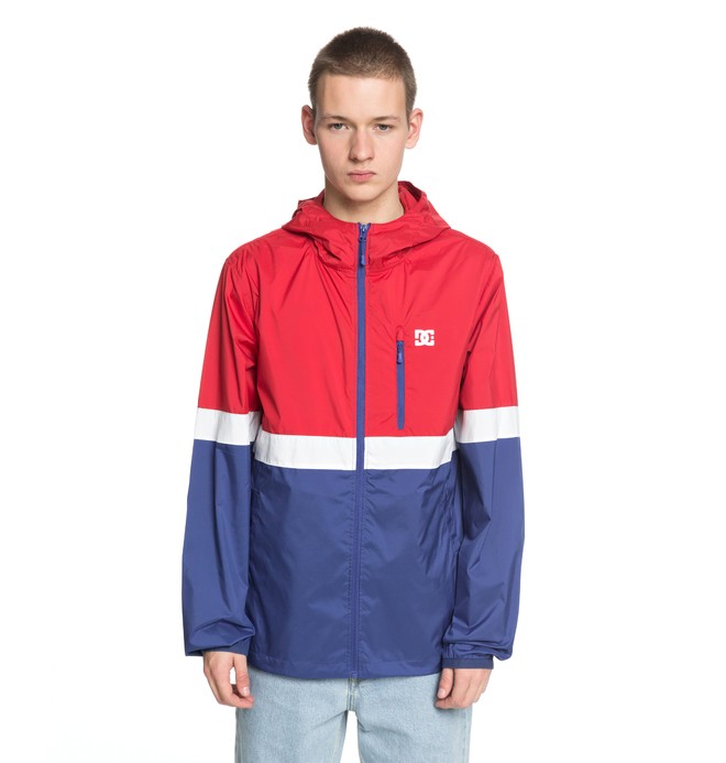 dcshoes, Men's Dagup Triple Block Windbreaker, TANGO RED (rrh0) 0 Men's Dagup Triple Block Windbreaker Red EDYJK03144 DC Shoes