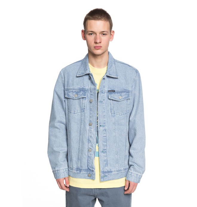 dcshoes, Men's Kinshaw Denim Jacket, VINTAGE BLEACH (blcw) 0 Men's Kinshaw Denim Jacket Blue EDYJK03146 DC Shoes