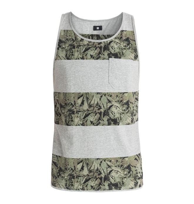 dcshoes, Huntridge Stripes - Tank, WATERCOLOR STRIPES HEATHER GRE (knf1) 0 Huntridge Stripes - Tank EDYKT03236 DC Shoes