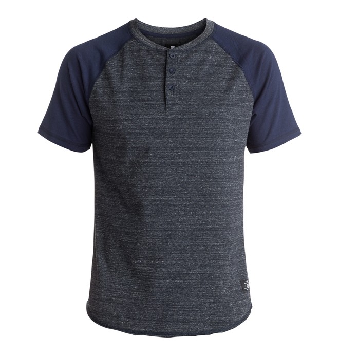 dcshoes, Enderlin - Tee-Shirt à manches courtes et col henley, DARK INDIGO (byj0) 0 Enderlin - Tee-Shirt à manches courtes et col henley EDYKT03317 DC Shoes
