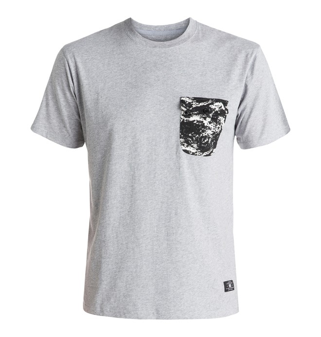dcshoes, Owensboro - Pocket T-Shirt, GREY HEATHER (knfh) 0 Owensboro - Pocket T-Shirt Black EDYKT03323 DC Shoes