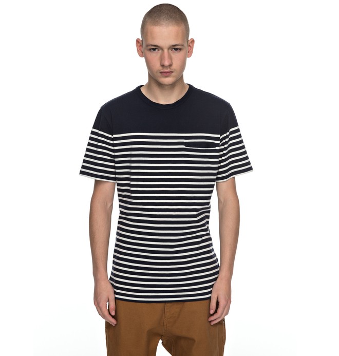 dcshoes, Silver Palm - T-Shirt, DARK INDIGO (byj0) 0 Silver Palm - T-Shirt Blue EDYKT03347 DC Shoes