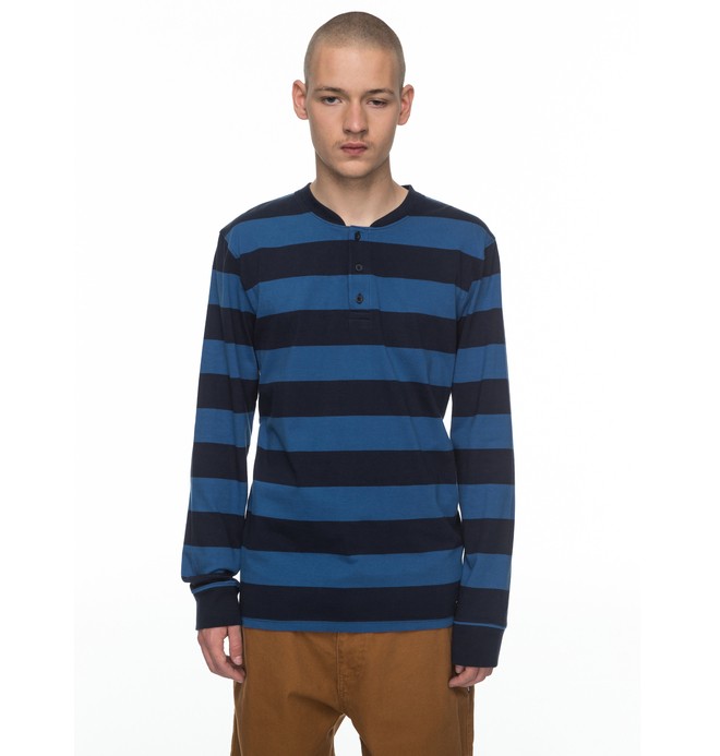 dcshoes, Mossglen - T Shirt à manches longues, DARK INDIGO (byj0) 0 Mossglen - T Shirt à manches longues Bleu EDYKT03348 DC Shoes