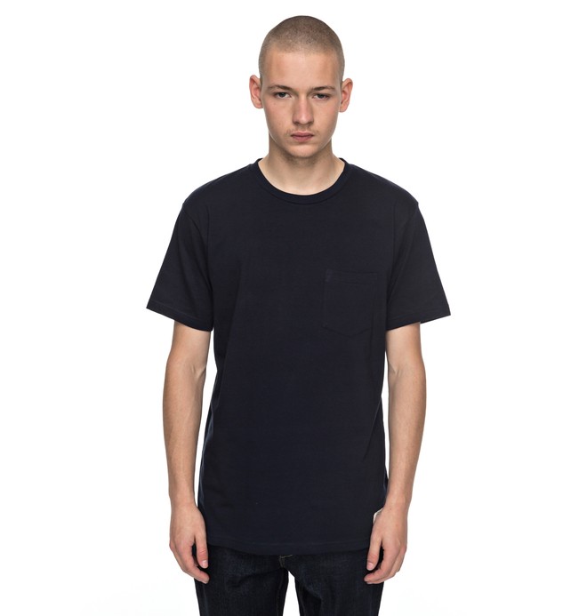 dcshoes, Basic - Pocket T-Shirt, DARK INDIGO (byj0) 0 Basic - Pocket T-Shirt Blue EDYKT03360 DC Shoes