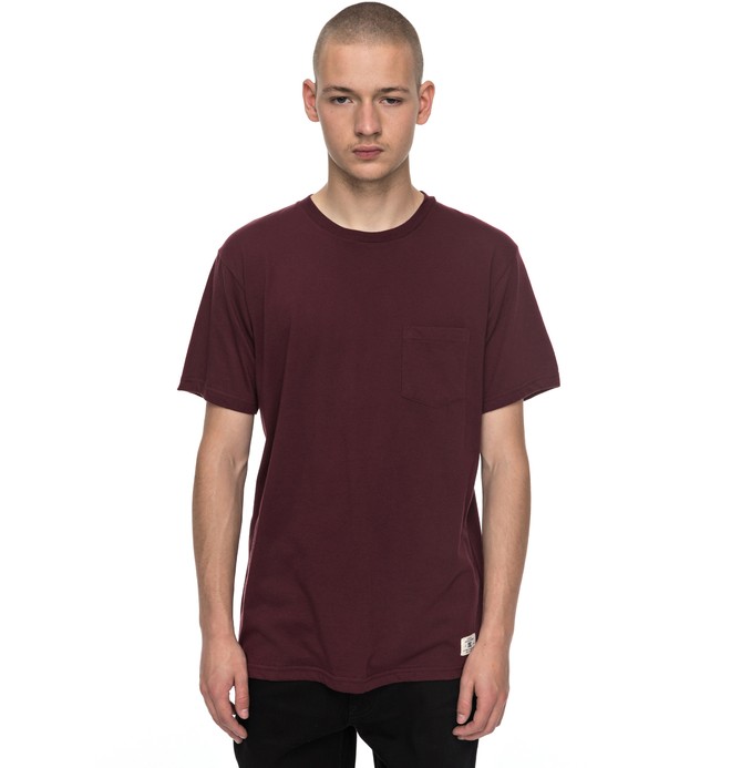 dcshoes, Basic - Pocket T-Shirt, PORT ROYALE (rsz0) 0 Basic - Pocket T-Shirt Red EDYKT03360 DC Shoes