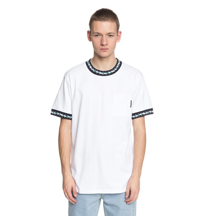 dcshoes, Men's Dunbar Pocket Tee, SNOW WHITE (wbb0) 0 Men's Dunbar Pocket Tee White EDYKT03372 DC Shoes