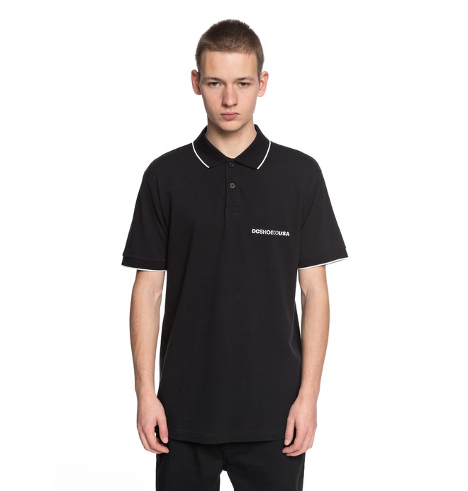 dcshoes, Lakebay - Polo, BLACK (kvj0) 0 Lakebay - Polo Black EDYKT03374 DC Shoes