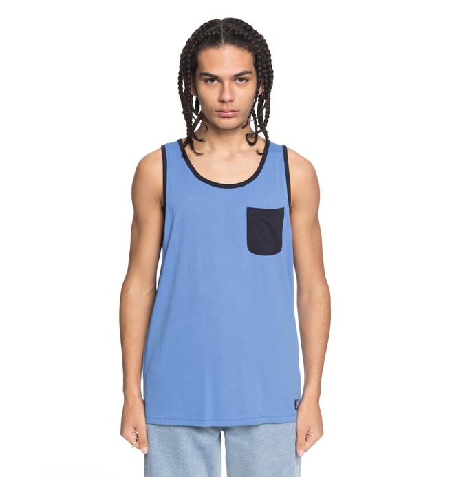 dcshoes, Men's Contra 2 Tank, CAMPUNULA (blv0) 0 Men's Contra 2 Tank Blue EDYKT03377 DC Shoes