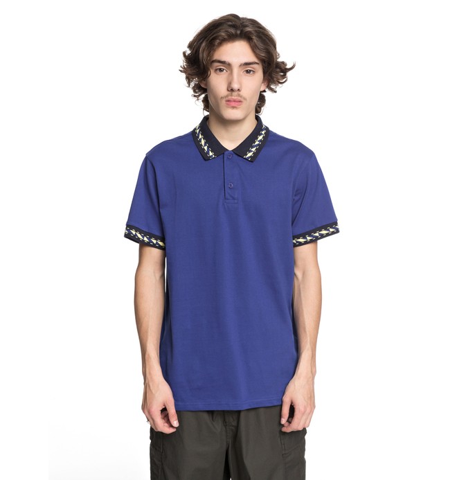 dcshoes, Men's Dunbar Polo Shirt, SODALITE BLUE (byb0) 0 Men's Dunbar Polo Shirt Blue EDYKT03380 DC Shoes
