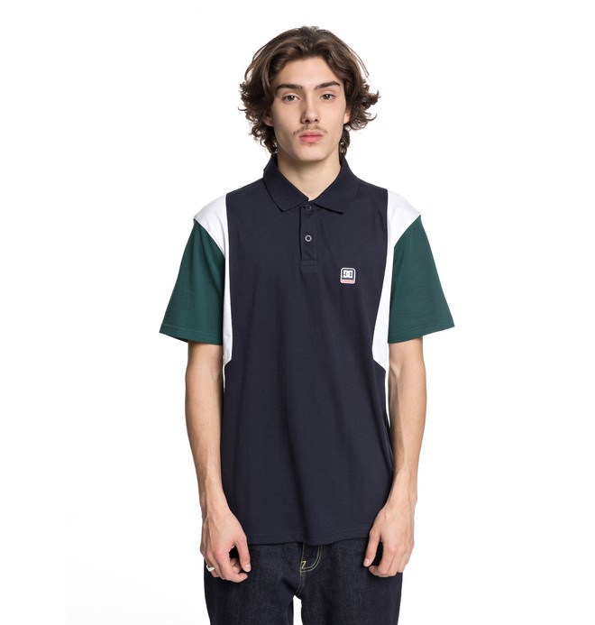 dcshoes, Fenton - Polo Shirt, DARK INDIGO (byj0) 0 Fenton - Polo Shirt Blue EDYKT03388 DC Shoes