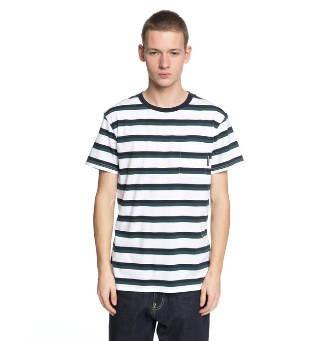 dcshoes, Men's Oakride Pocket Tee, SNOW WHITE (wbb0) 0 Men's Oakride Pocket Tee White EDYKT03393 DC Shoes