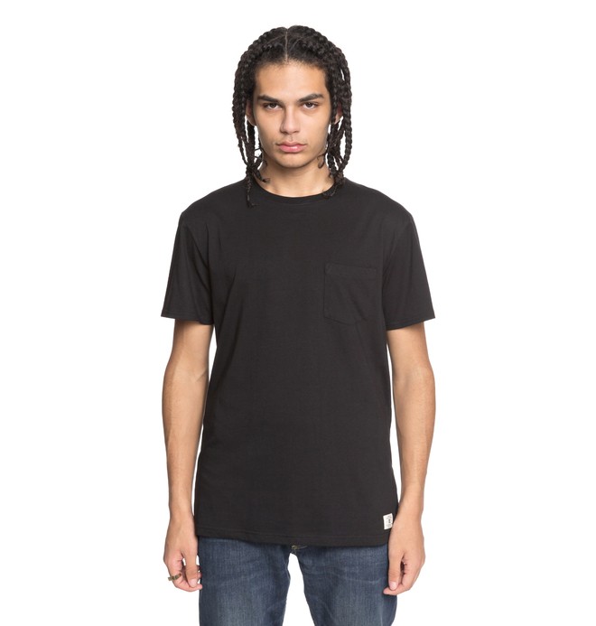 dcshoes, Men's Basic Pocket Tee, BLACK (kvj0) 0 Men's Basic Pocket Tee Black EDYKT03394 DC Shoes