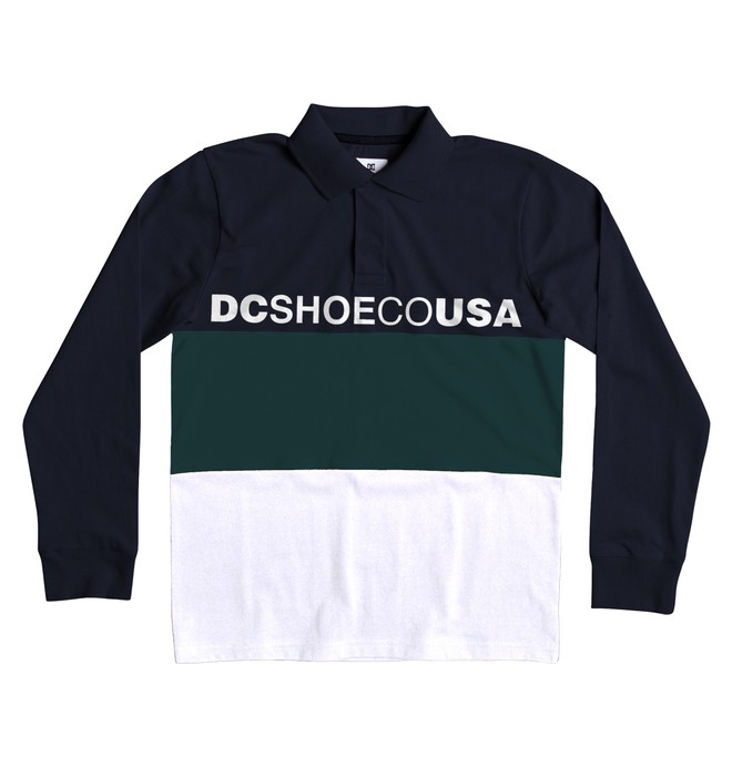dcshoes, Men's Stewardson Long Sleeve Polo Shirt, JUNE BUG (gsr0) 0 Men's Stewardson Long Sleeve Polo Shirt Green EDYKT03395 DC Shoes