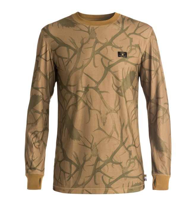 dcshoes, DC - Base Layer Top, ANTLERS (cne6) 0 DC - Base Layer Top Brown EDYLW03004 DC Shoes